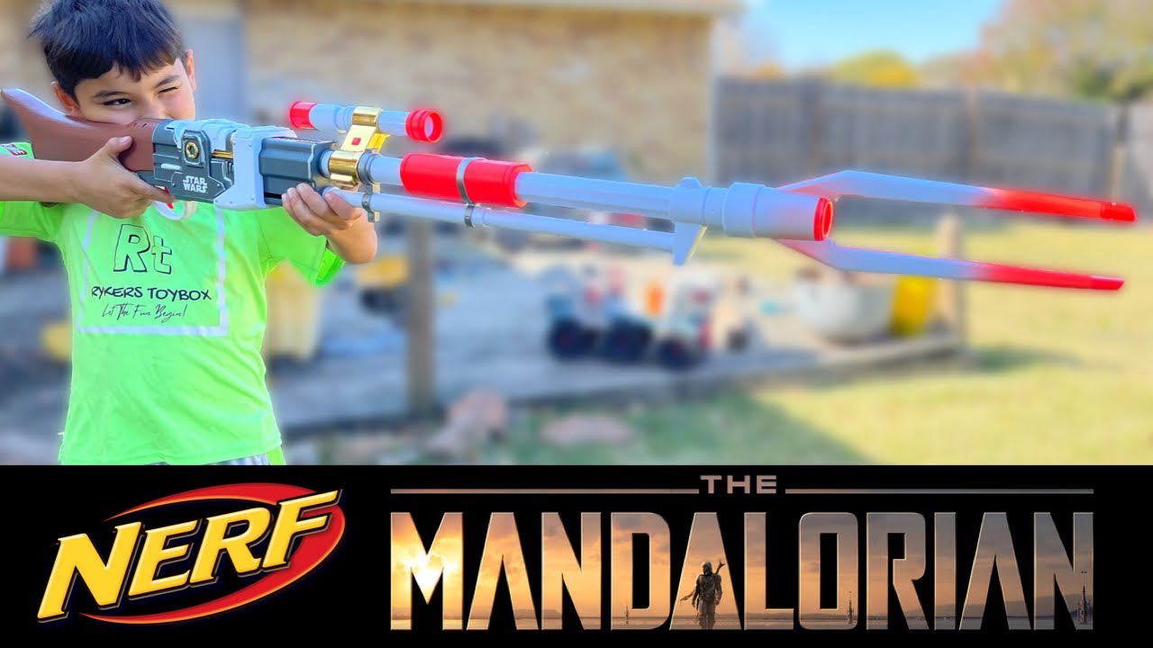 The New Nerf Mandalorian Sniper Rifle Arrived!!!! 