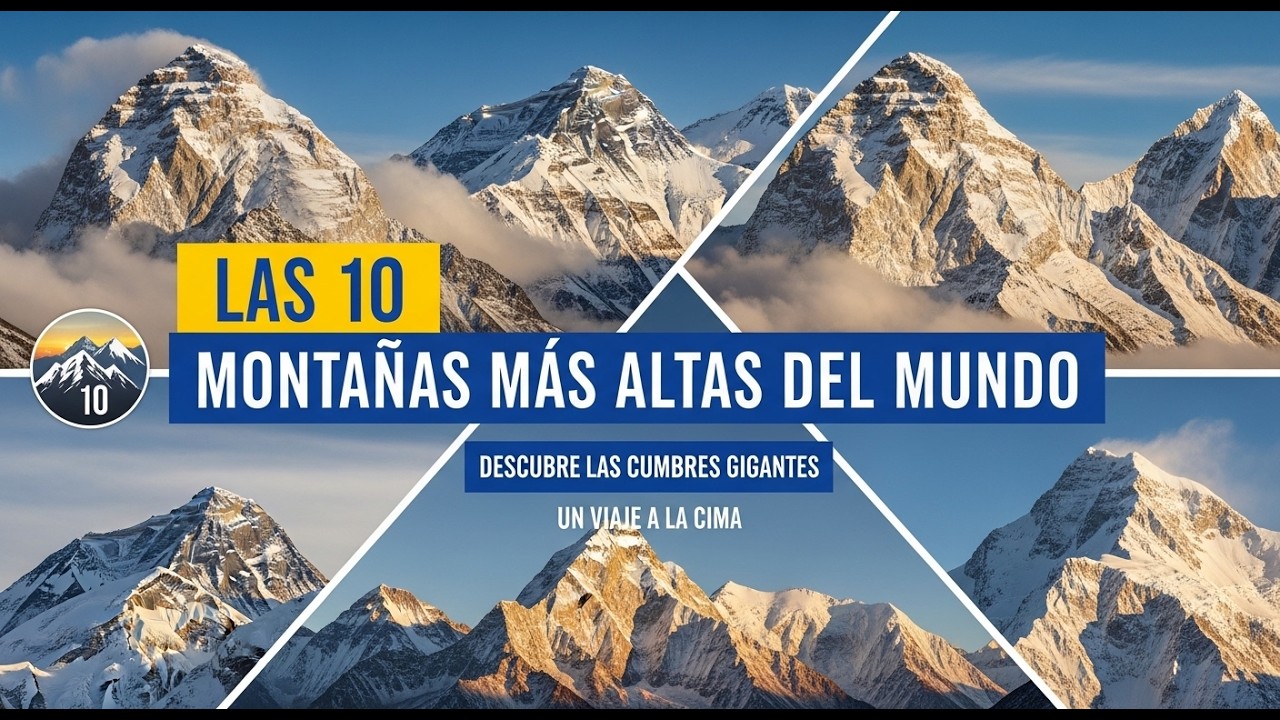 Descubre las 10 montañas más altas del mundo