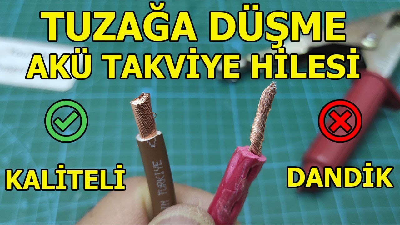 UCUZU ALACAM DİYE TUZAĞA DÜŞME, Akü Takviye Kablosu Hilesi