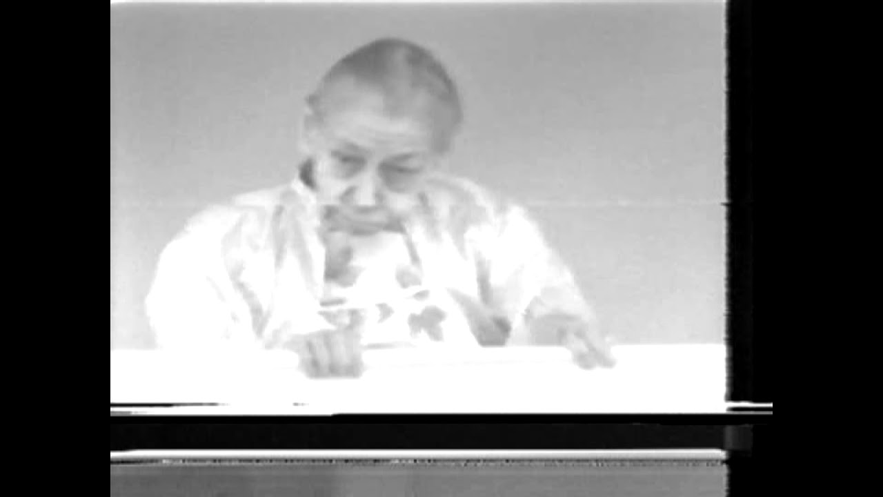 The Mother's Balcony Darshan Original Video || 24.4.1973
