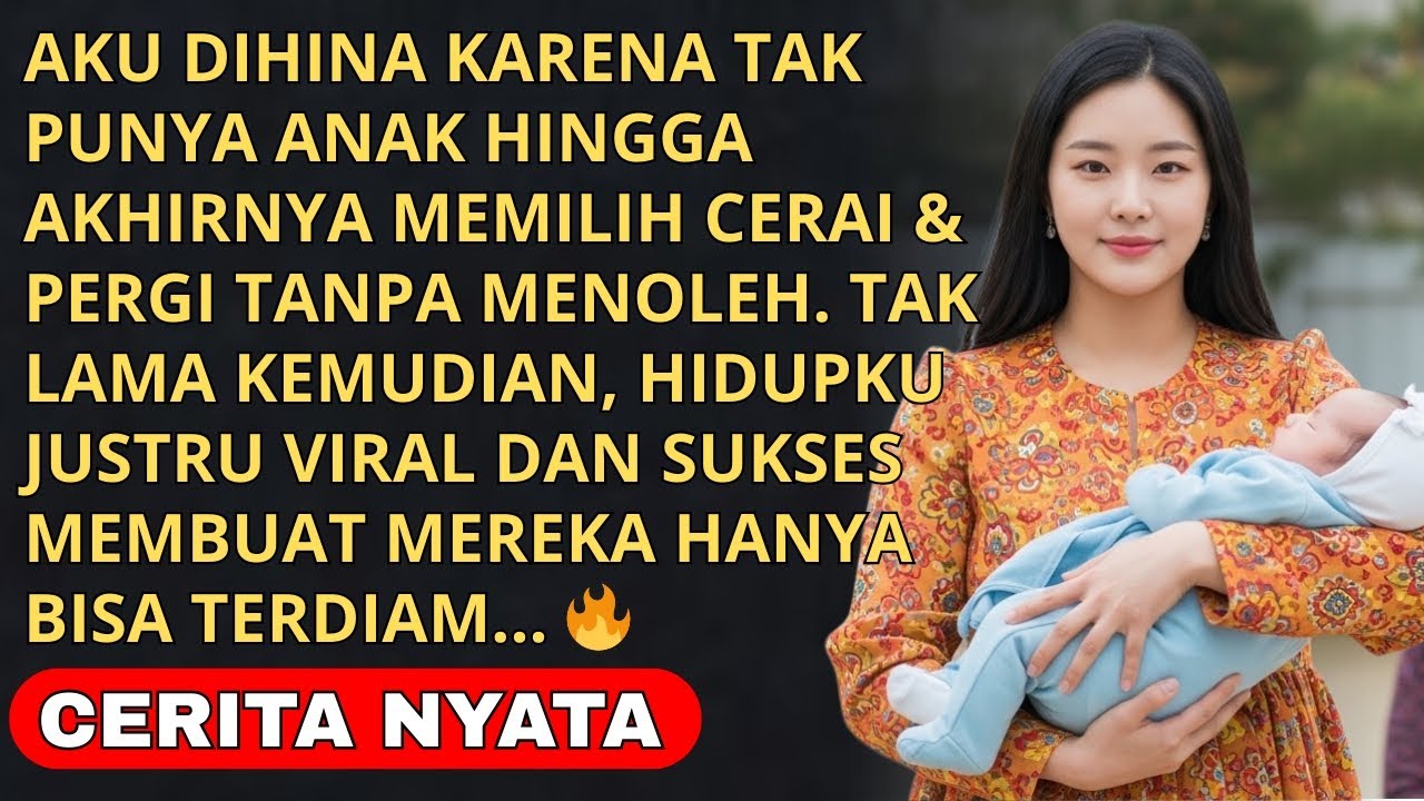 AKU DIHINA KARENA TAK PUNYA ANAK, SETELAH CERAI HIDUPKU JUSTRU VIRAL & SUKSES!