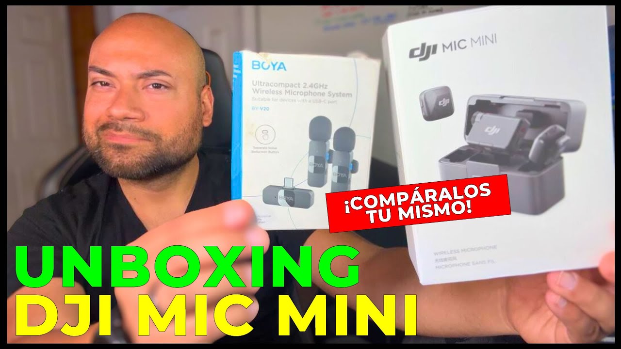 🚨¿El MEJOR MICRÓFONO por MENOS de US$200?😱 | DJI Mic Mini vs Boya BY-V20 ¡UNBOXING+COMPARATIVA REAL!