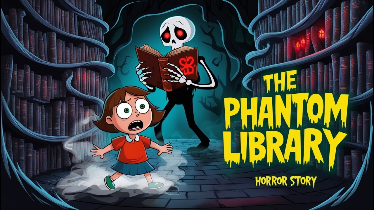 true scary school Library horror story | Animated scary Story | scary library |