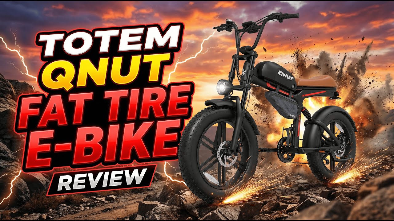 Обзор электровелосипеда Totem Qnut Fat Tire | Лучший вездеходный электровелосипед стоимостью до 1...