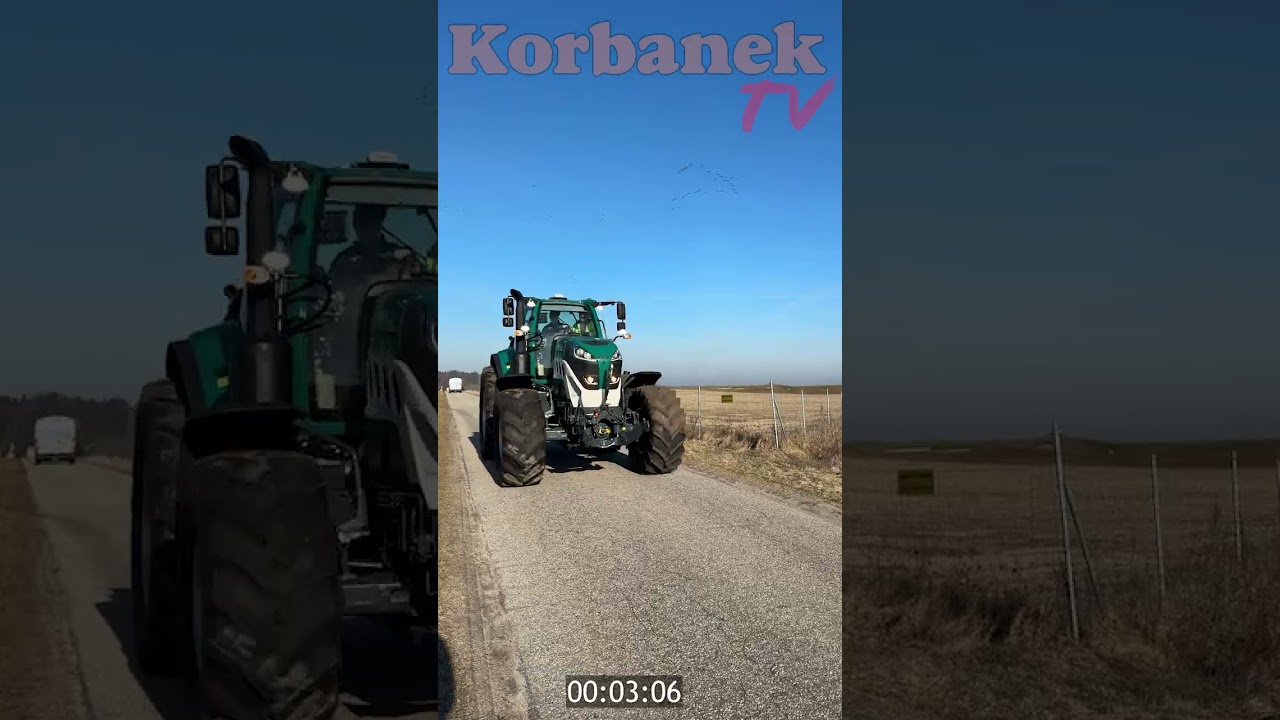 TEST PRĘDKOŚCI CIĄGNIKA AUPAX 7240