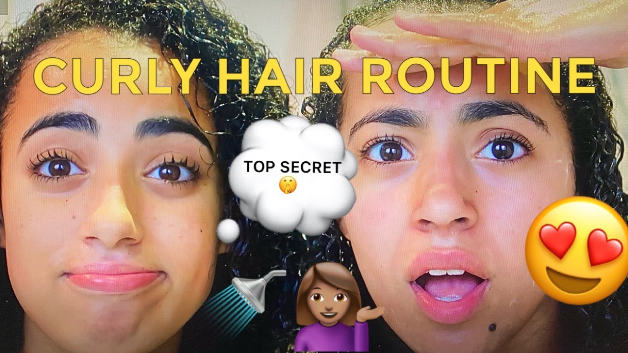 CURLY HAIR ROUTINE