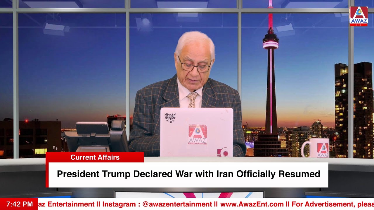 President Trump Declared War with Iran Officially Resumed | Current Affairs | Awaz Ent