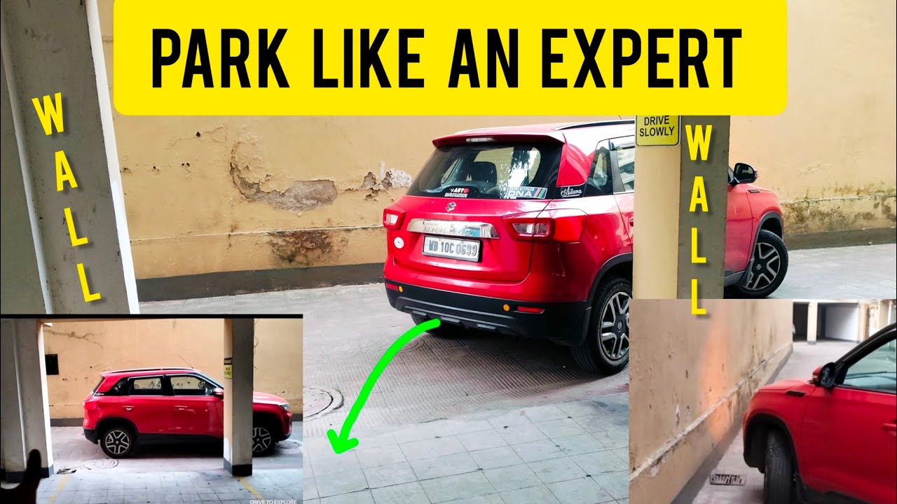 Reverse Parking Made Easy - Tight Space Apartment Parking I DriveToExplore2.0