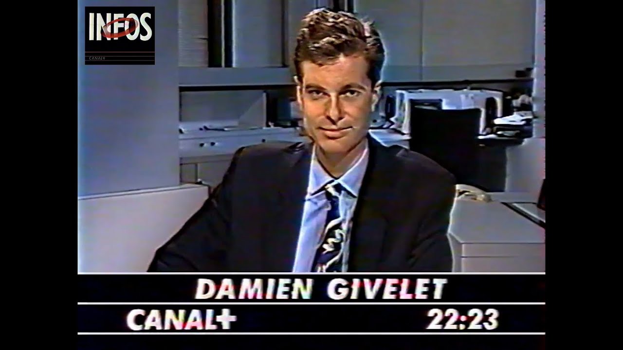 CANAL+ Infos de Damien Givelet, 11 novembre 1990