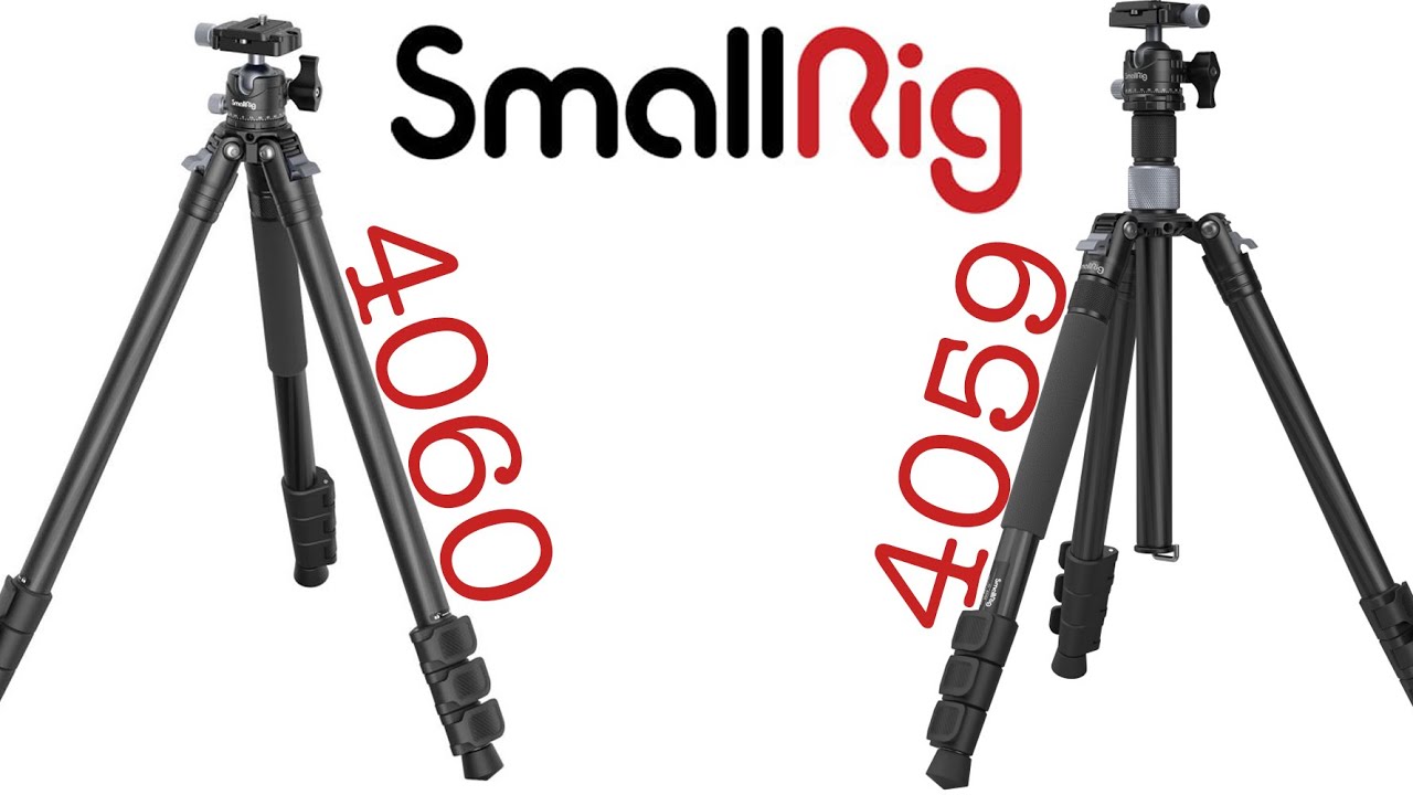 SmallRig 4059 und 4060 - Carbon Kamera Stative im Test
