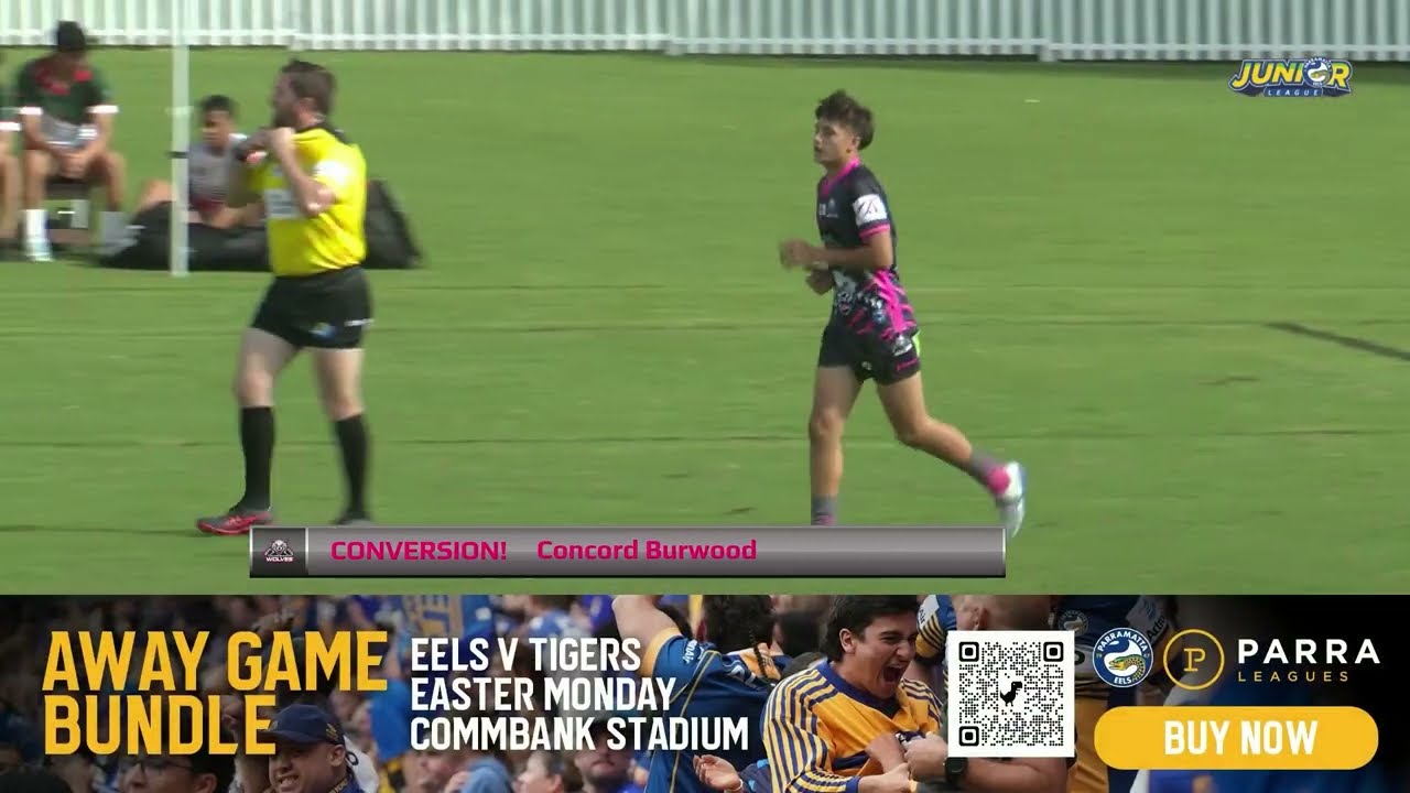 U16 Division 1 MOTR Highlights - Round 2 - Concord Burwood Wolves v Greystanes Devils