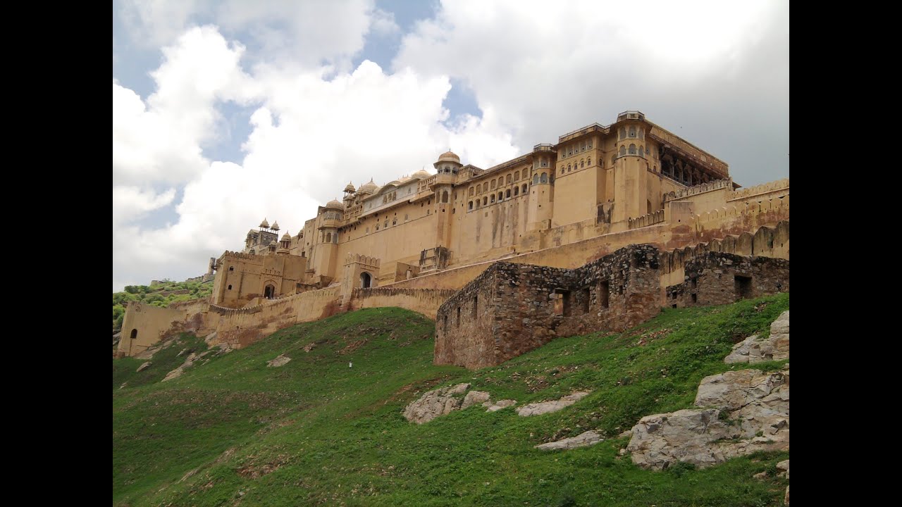 Amer fort, Maota lake and Jaigarh fort of Jaipur