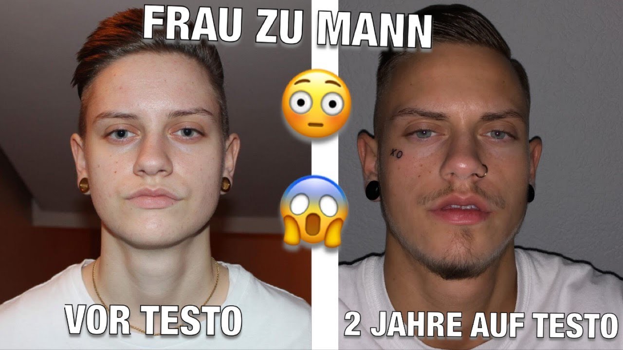 2 JAHRE AUF TESTOSTERON 😍😱 FRAU ZU MANN TRANSGENDER