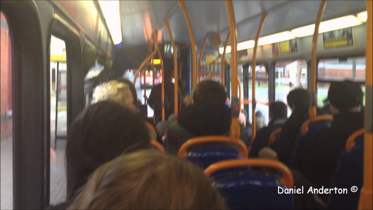 (HD) *Thrash* Stagecoach Merseyside PO59 MWG Man 18.240/Enviro 300 24154
