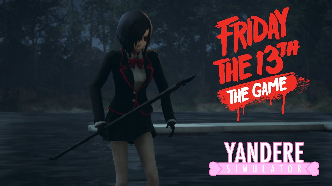 Nemesis (Yandere Simulator) in Friday the 13th The Game | Gameplay with Yandere Simulator Characters