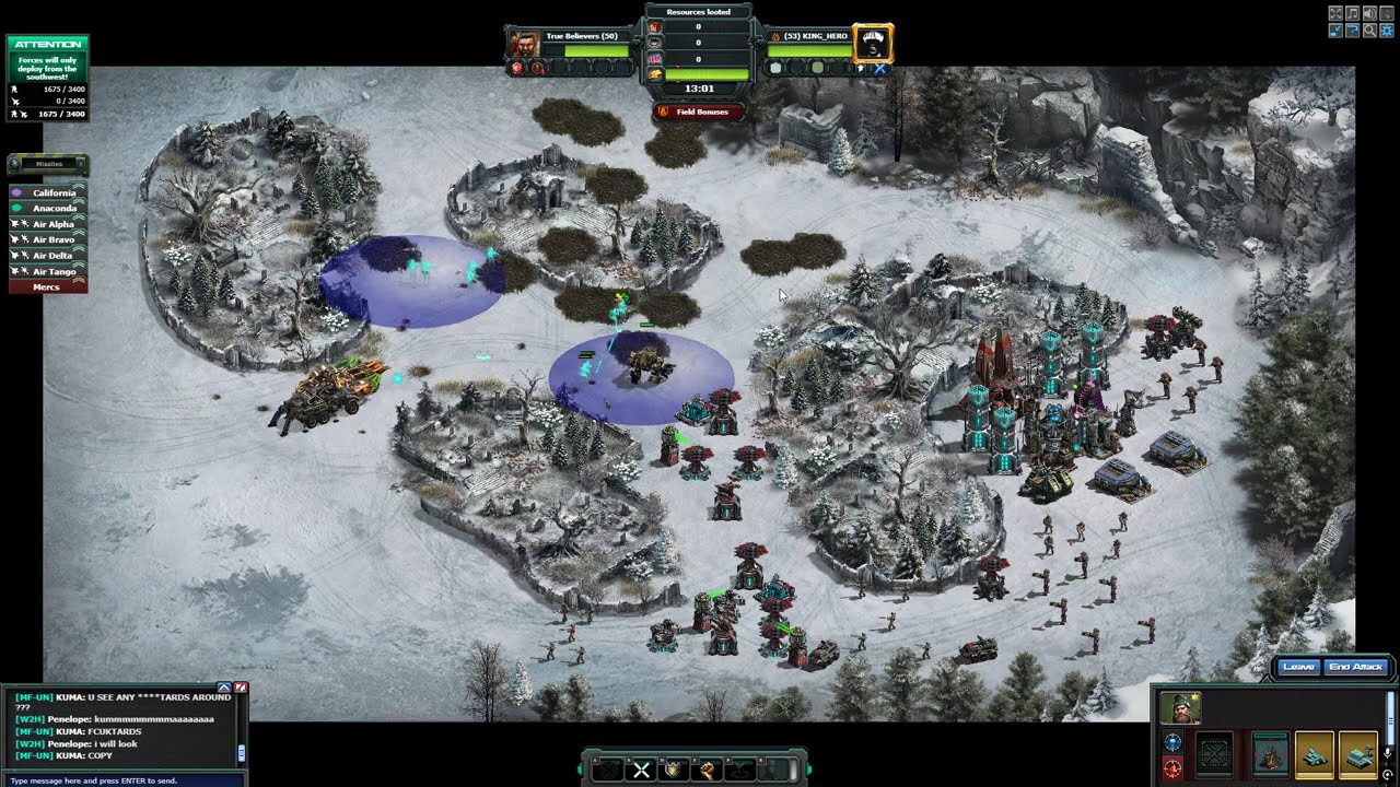 War Commander Operation: Planetary Perdition Base 1