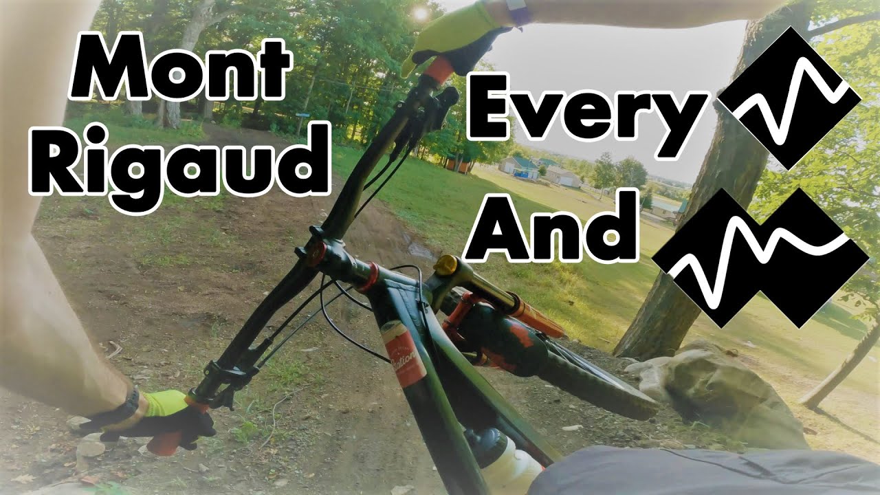 R. Rides Mont Rigaud: All Black & Double Black Trails! New Trail Yakima!