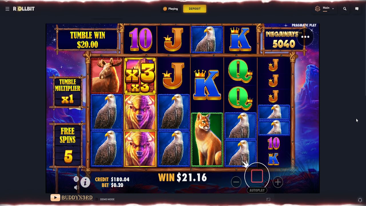ROLLBIT BUFFALO KING 20$ BONUS BUYS!! FINALLY SOME PROFIT!! REALISTIC BANKROLL