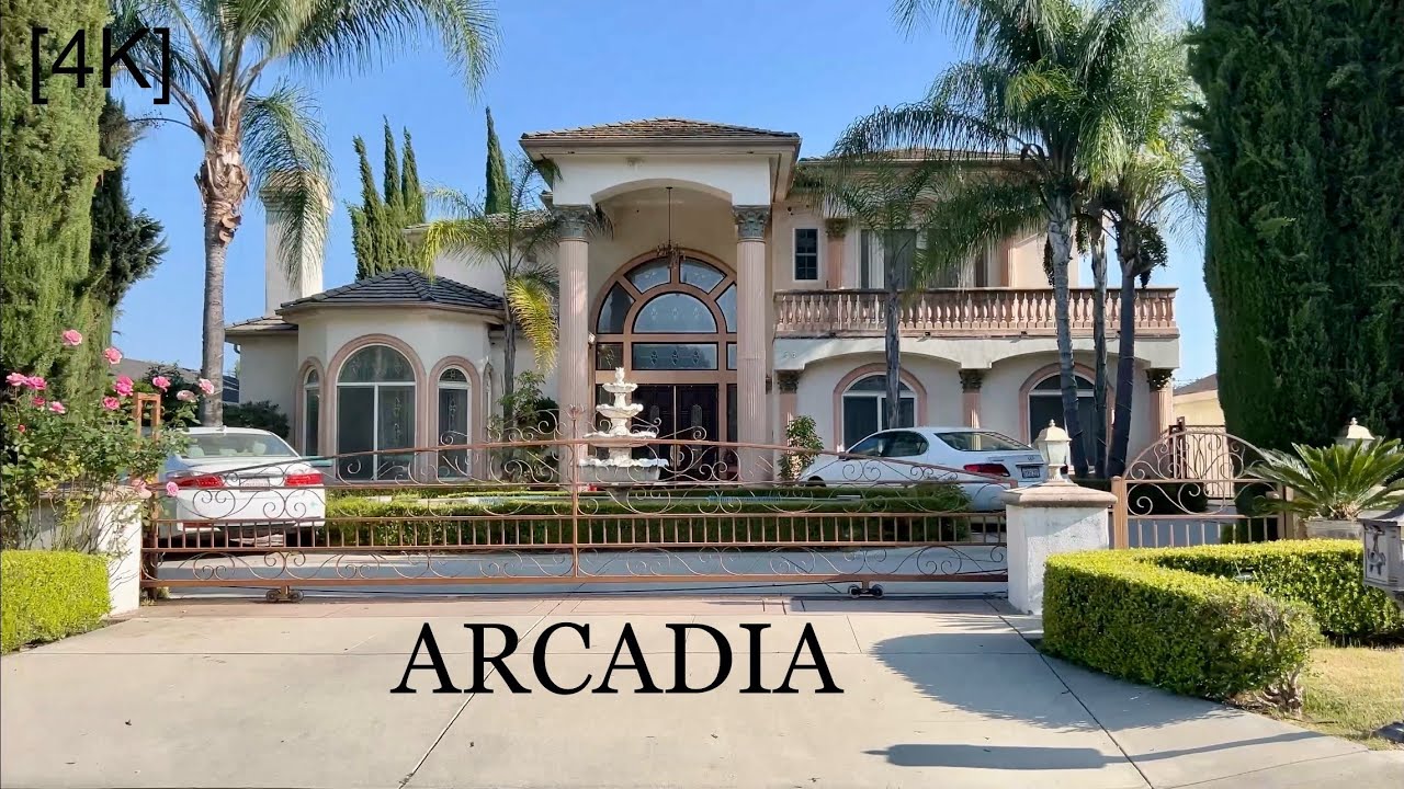 ARCADIA California - driving tour [4K]