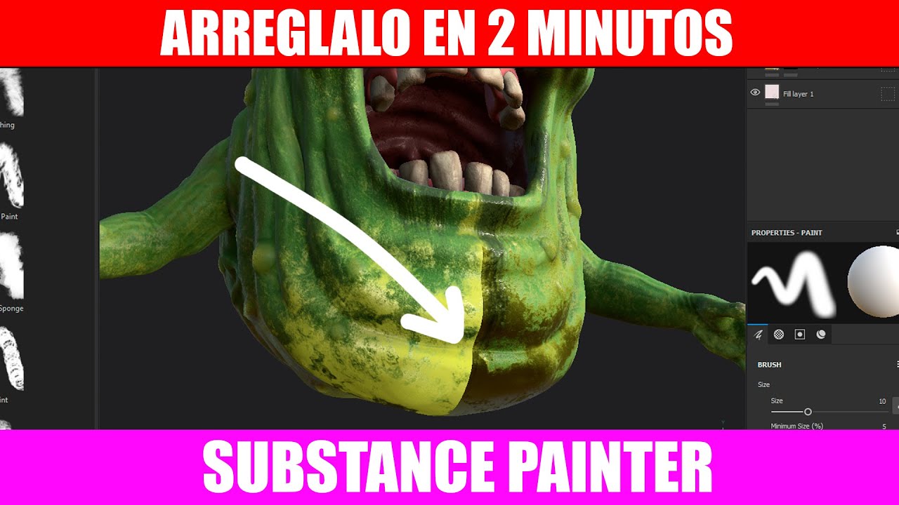 Arreglar UV seams raros en Substance Painter