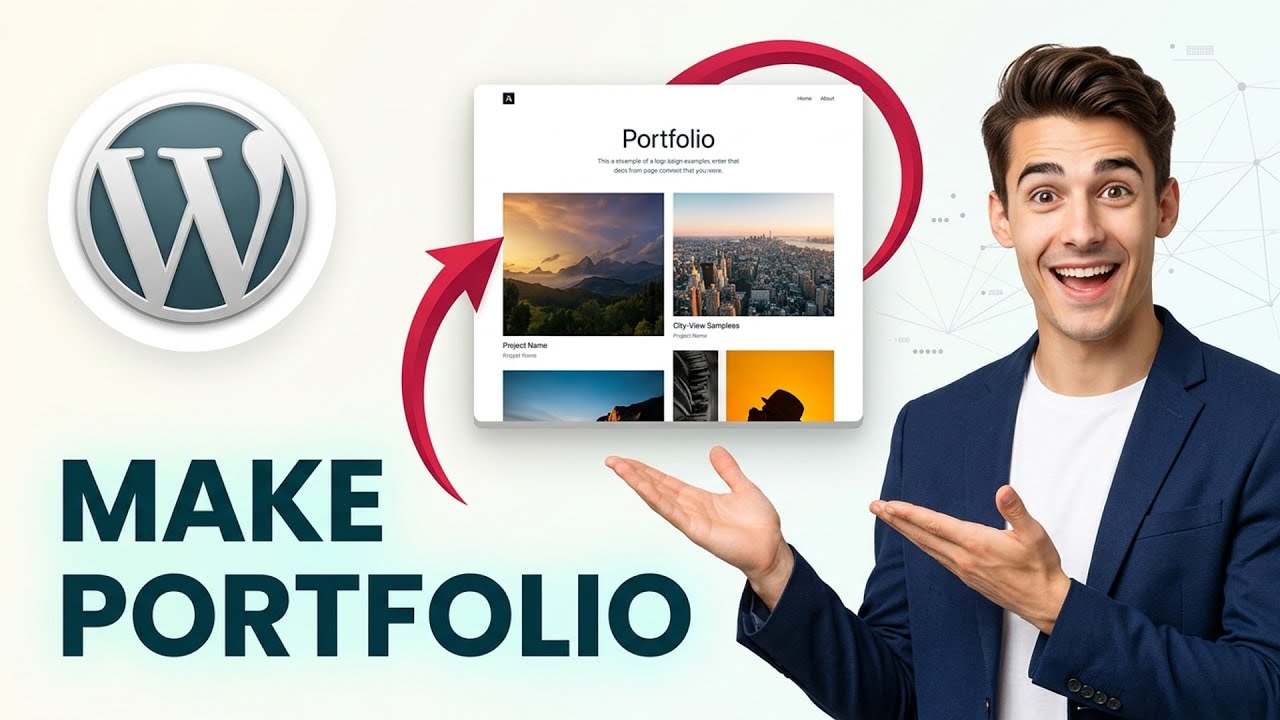 How to create a portfolio website with WordPress (Easiest Way)(2026 Guide)