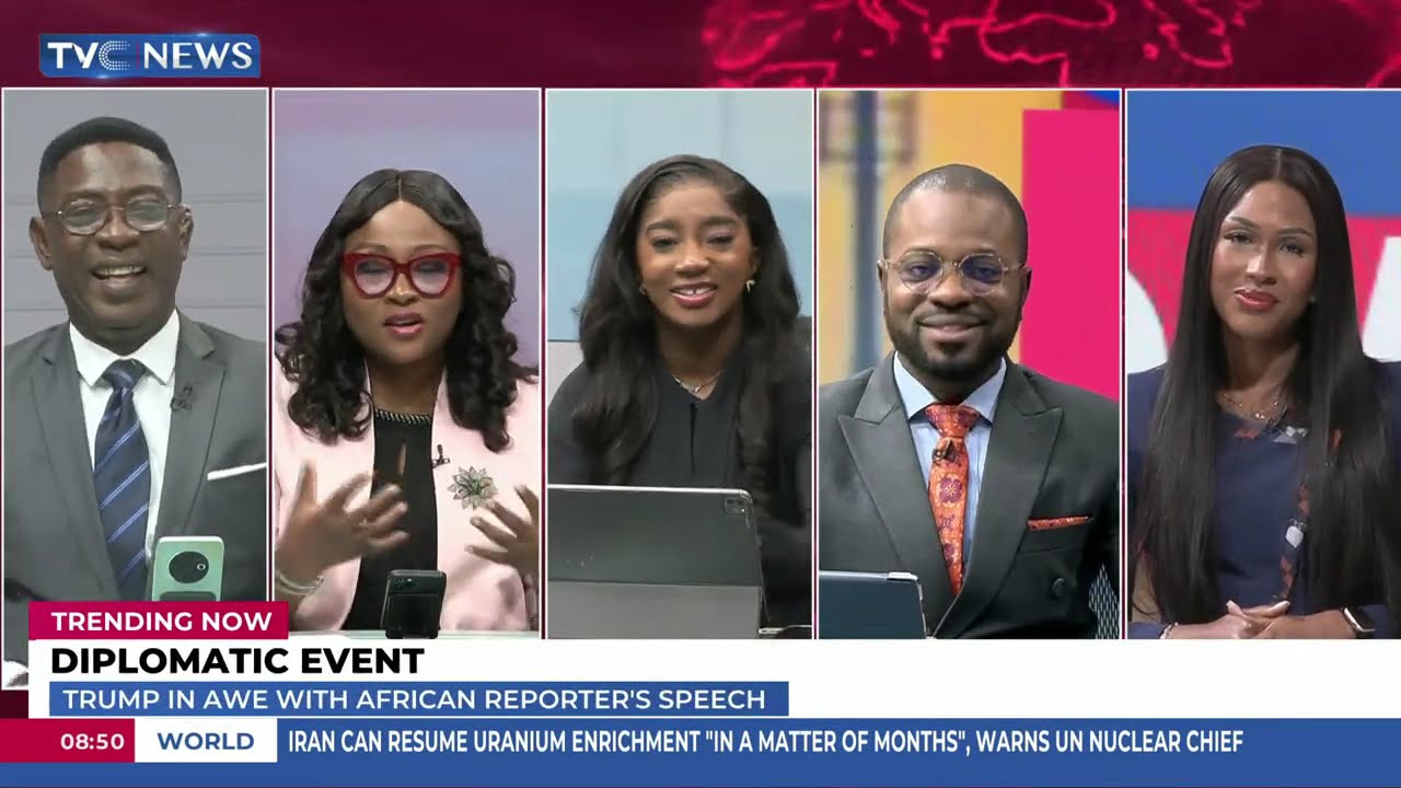 Trending Now: Trump In Awe With African Reporter's Speech