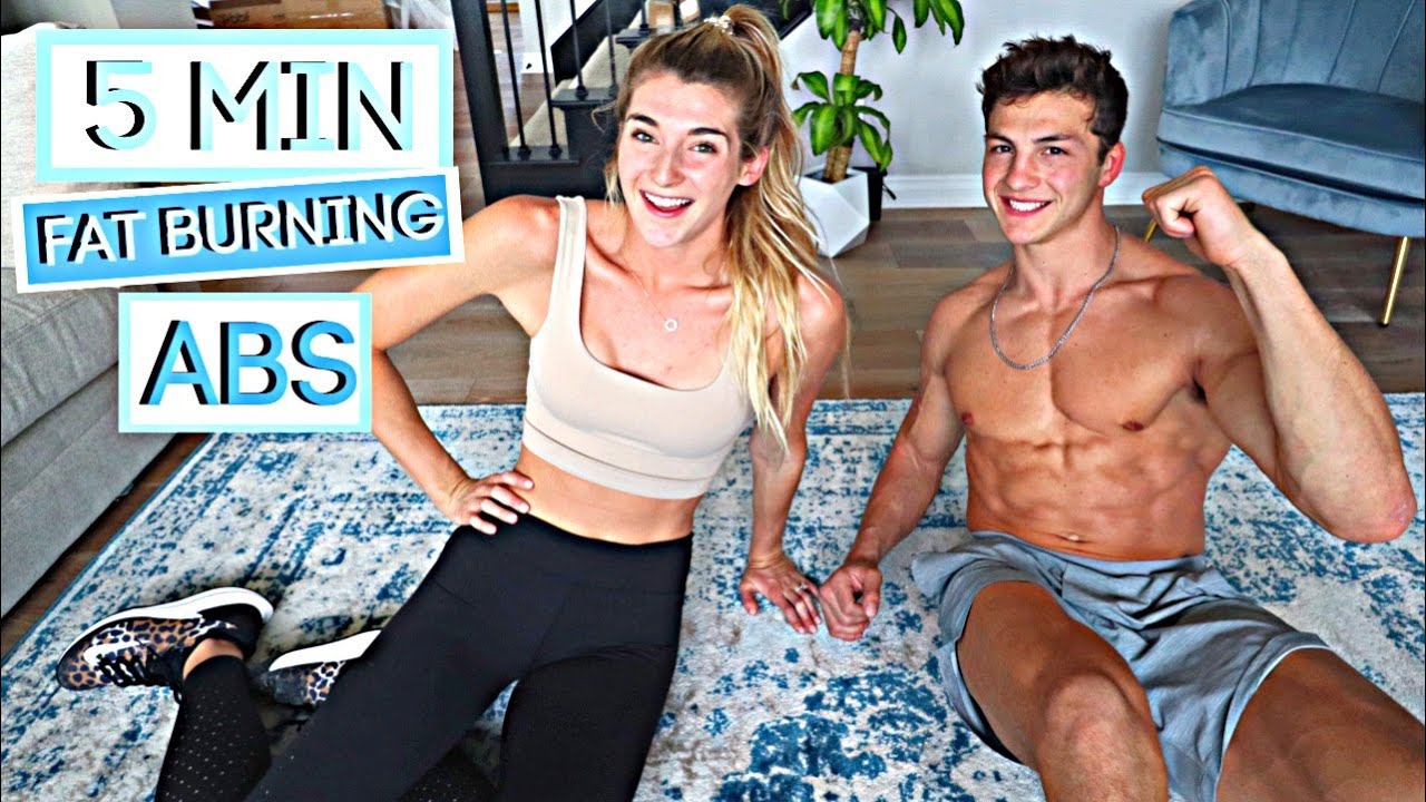 How to Lose Belly Fat: 5 MIN ABS // Jatie Vlogs