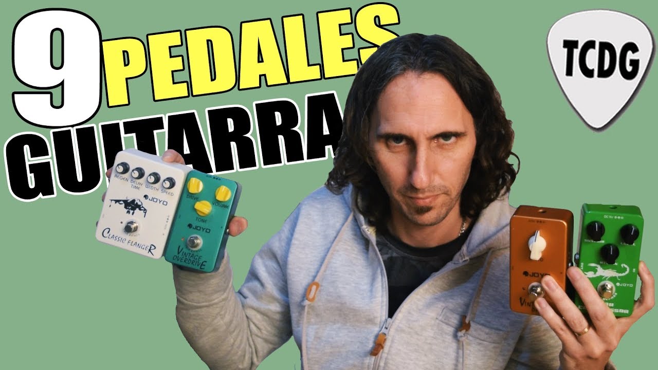 Los pedales de guitarra cl&aacute;sicos que todo guitarrista deber&iacute;a tener: Review 9 pedales!