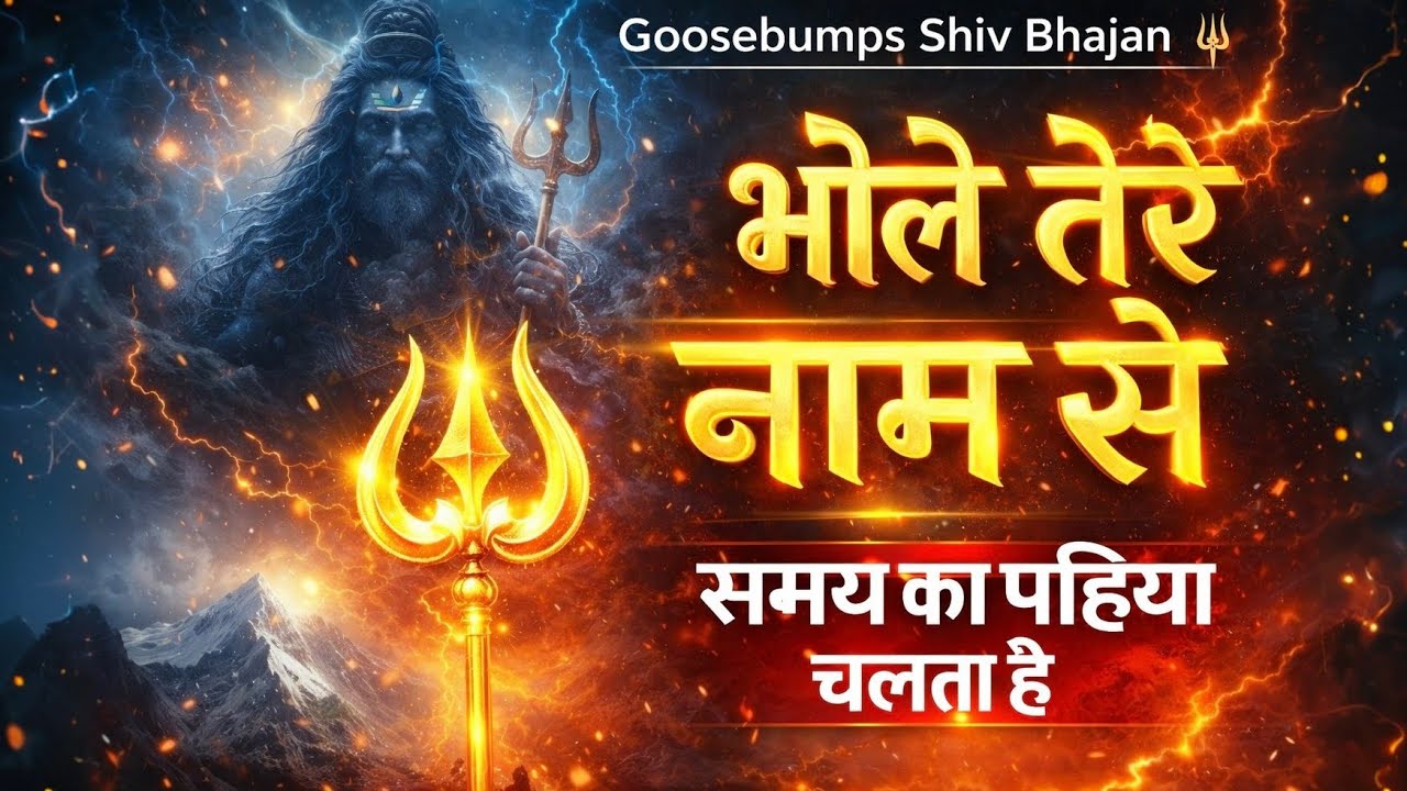 भोले तेरे नाम से समय का पहिया चलता है | Goosebumps Shiv Bhajan 2026 | Powerful Jagran Song 🔱 Mahakal