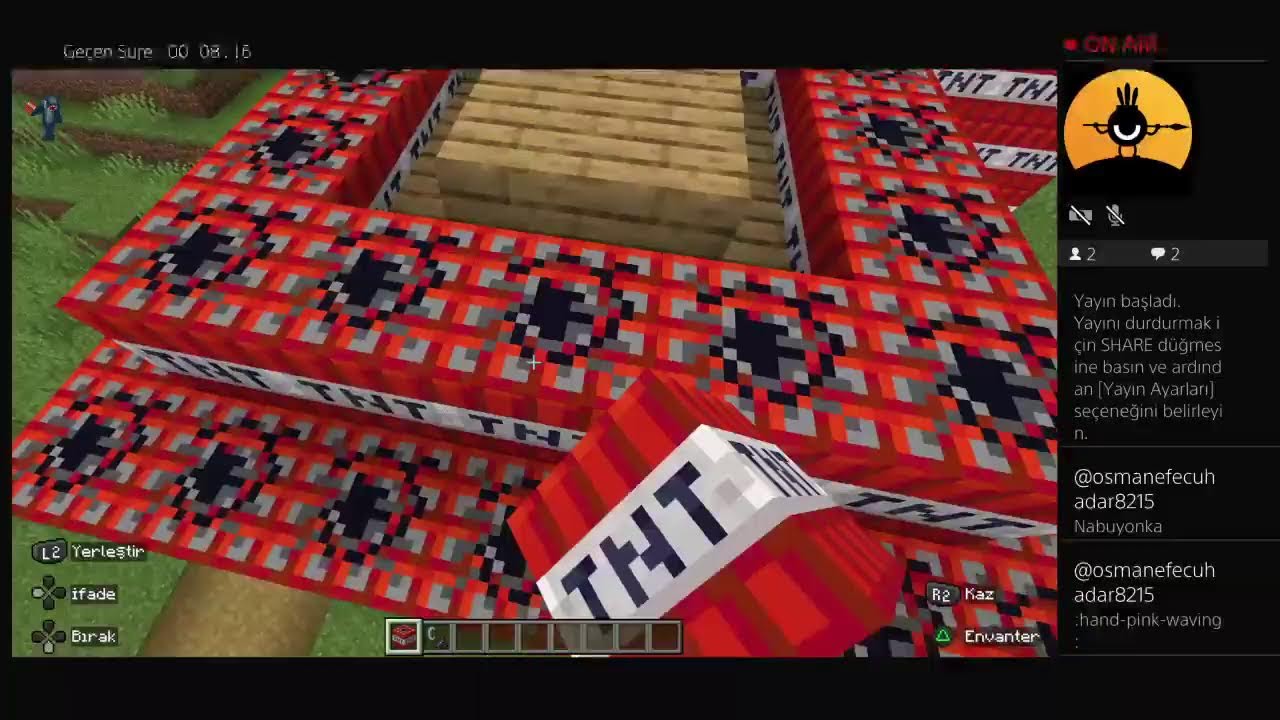 Tnt ile köy patlatıyoruz Minecraft