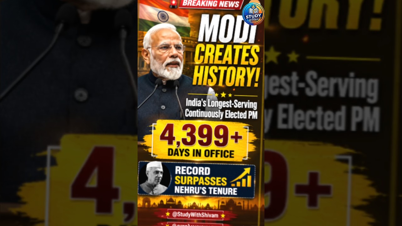 Modi Ji Broke Nehru's Record! 🇮🇳🔥 #india #facts #modi #narendramodi