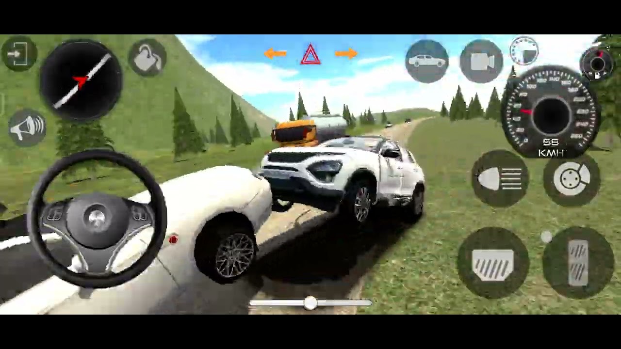 Ramp Fortuner safed - Fortuner racing 3D - Fortuner Android Gameplay ♥️🚗💯🫵🏻#comedy #funny #gaming 