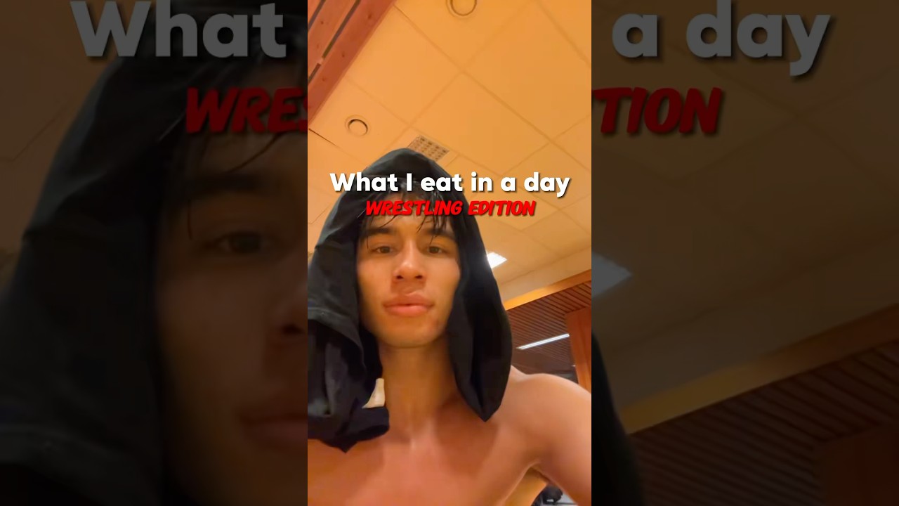 What I EAT in a day as a WRESTLER