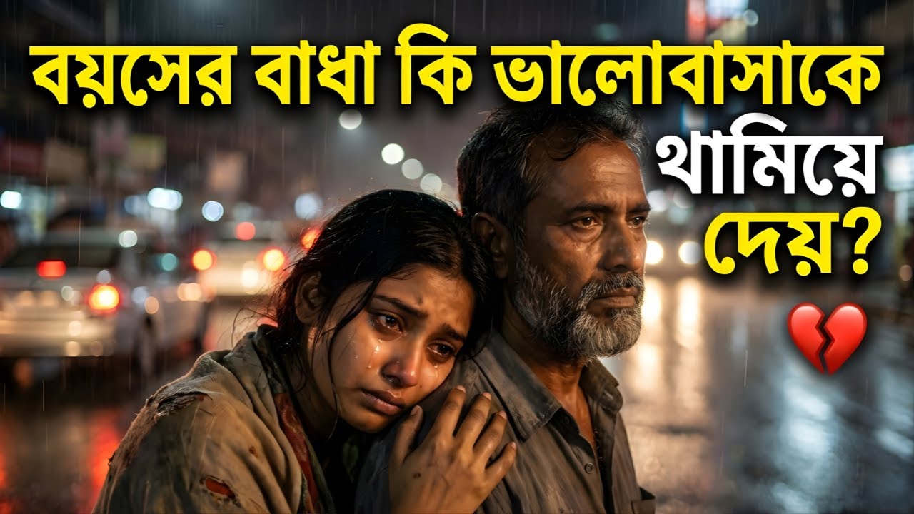 বয়সের বাধা কি ভালোবাসাকে থামিয়ে দেয় ?  সমাজ কি মেনে নিল | Sad Ending Love Story💔