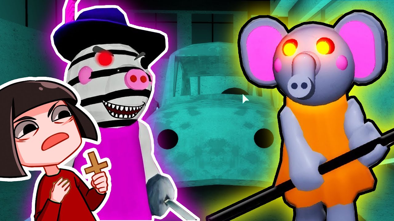 ПЫТАЮСЬ сбежать от Свинки Пигги в Городе Роблокс - Piggy roblox эпизод 9 с Машкой