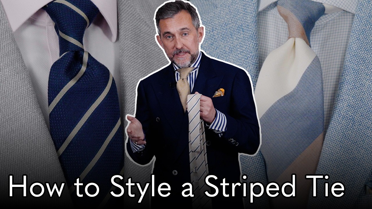 Master the Striped Tie &ndash; Styling Advice + History in One Video