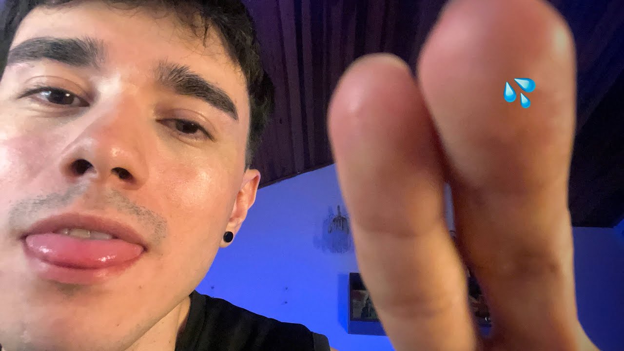 Right in Your Face… Spit Painting, Whispers & Hand Sounds ASMR