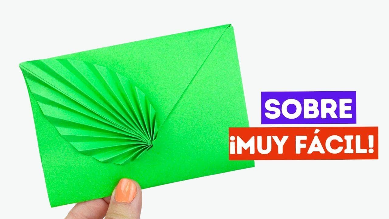 ✉️ C&oacute;mo hacer un sobre de origami &iexcl;F&aacute;cil y bonito!