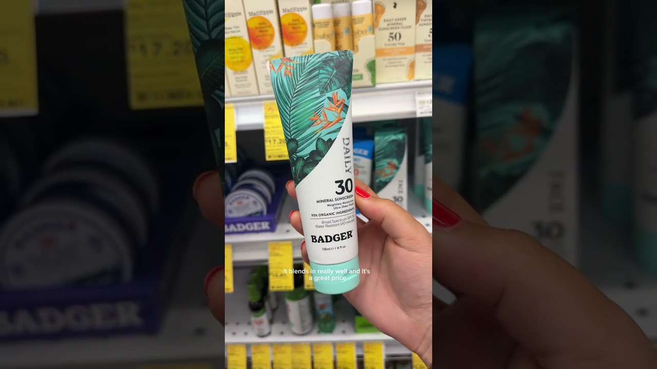 Make the switch this summer from chemical to mineral sunscreen ☀️ 