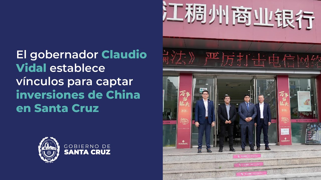 Vidal en China: gestión de inversiones para fortalecer el desarrollo energético de Santa Cruz
