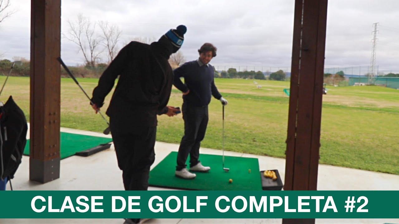 CLASE de GOLF COMPLETA #2 | Entrenador JORGE GONZÁLEZ | Movimiento del pie derecho