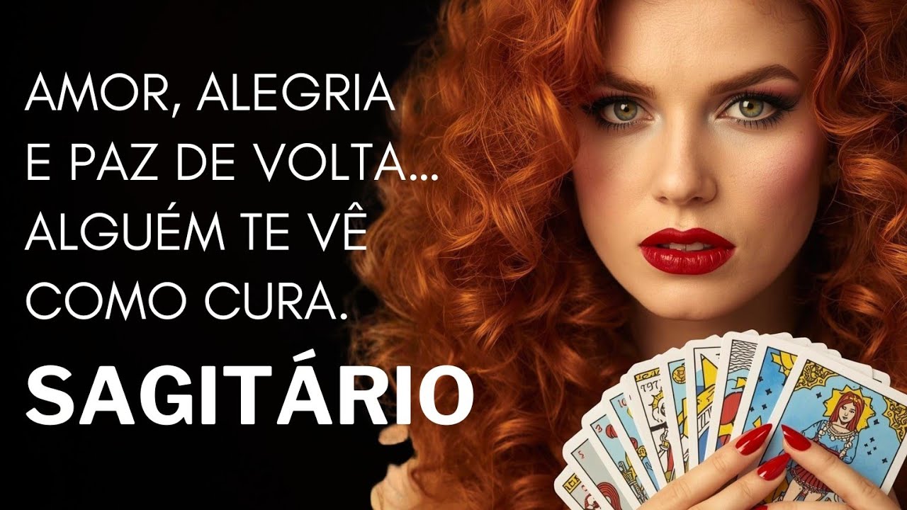 SAGITÁRIO ♐ AMOR, ALEGRIA E PAZ DE VOLTA… ALGUÉM TE VÊ COMO CURA.