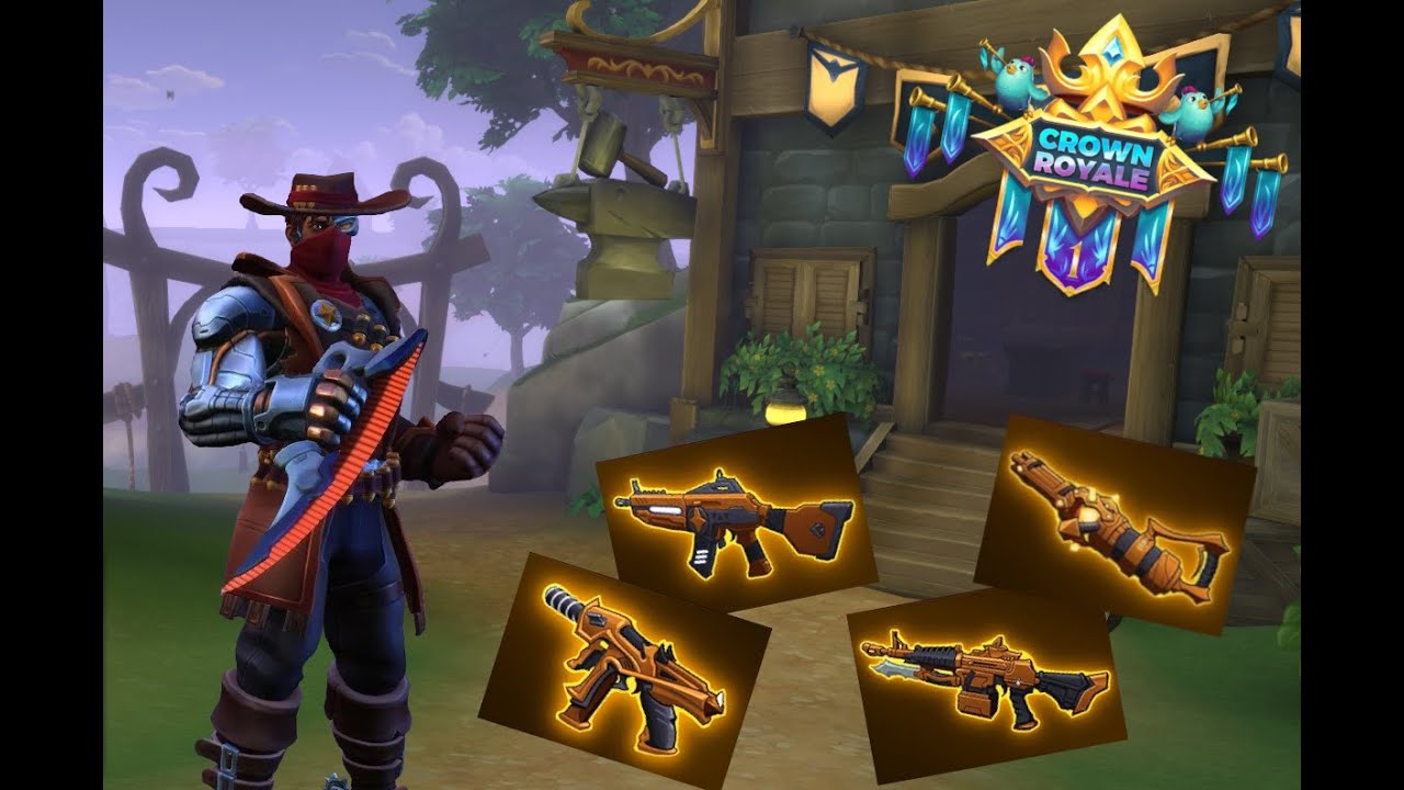 The full automatic challenge! REALM ROYALE 12 kills