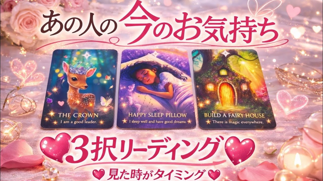 【見た時がタイミング❤️】あの人の今のお気持ち💌 恋愛💘優しいオラクルリーディング🎀