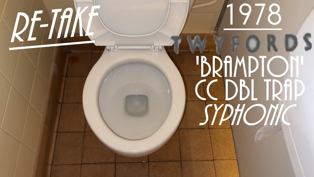 Re-Take: 1978 Twyfords 'Brampton' Close Coupled Double Trap Syphonic Toilet