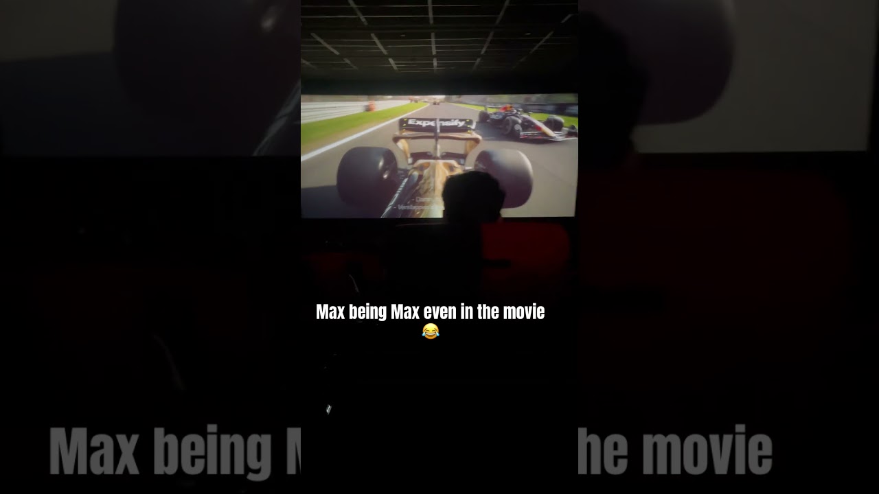 Max verstappen overtaking even in the movie 😂 #f1movie #f1 #maxverstappen #formula1 #trending