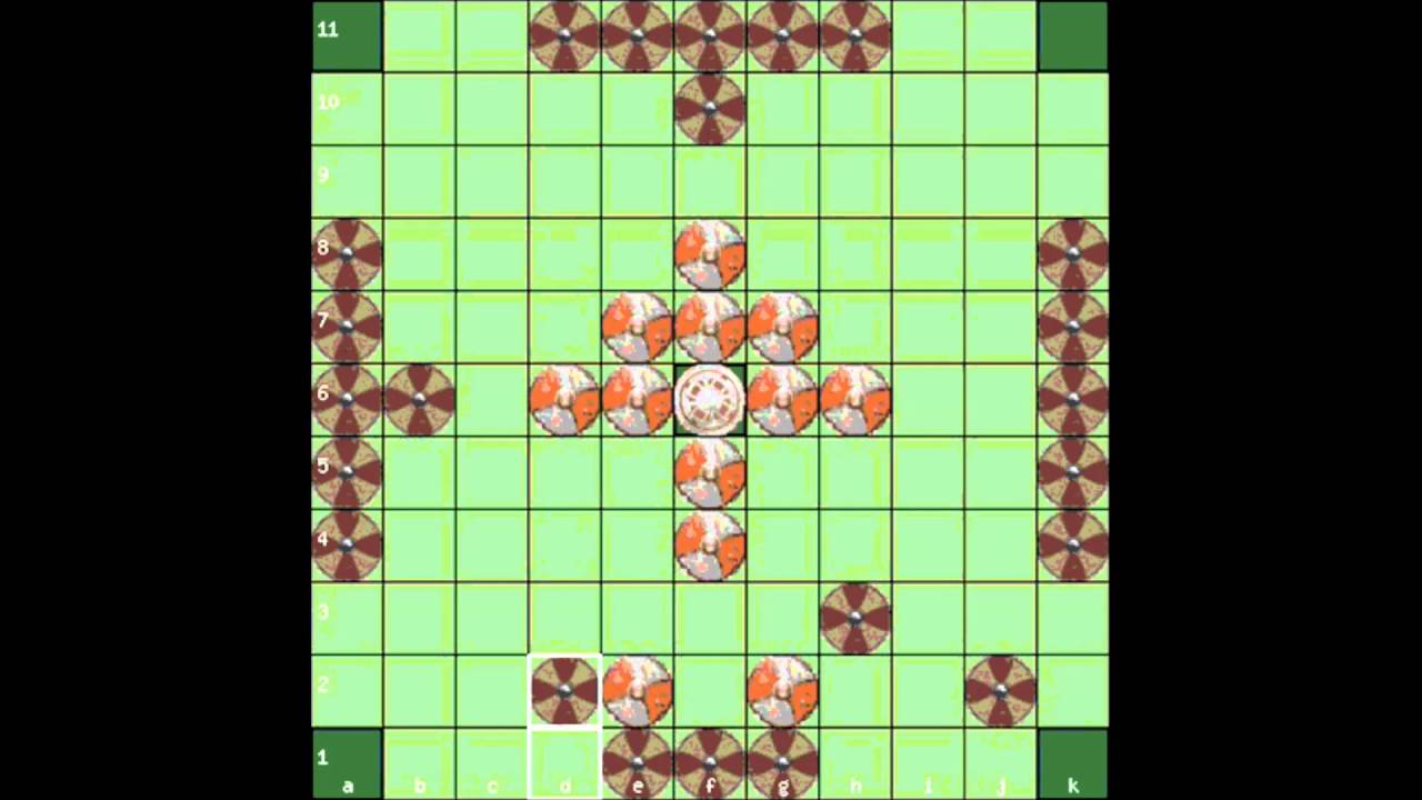 Copenhagen Hnefatafl 11x11  Nath vs Schachus 2014