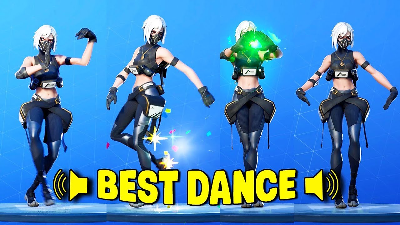 HUSH Skin with Best Fortnite Dances & Emotes!