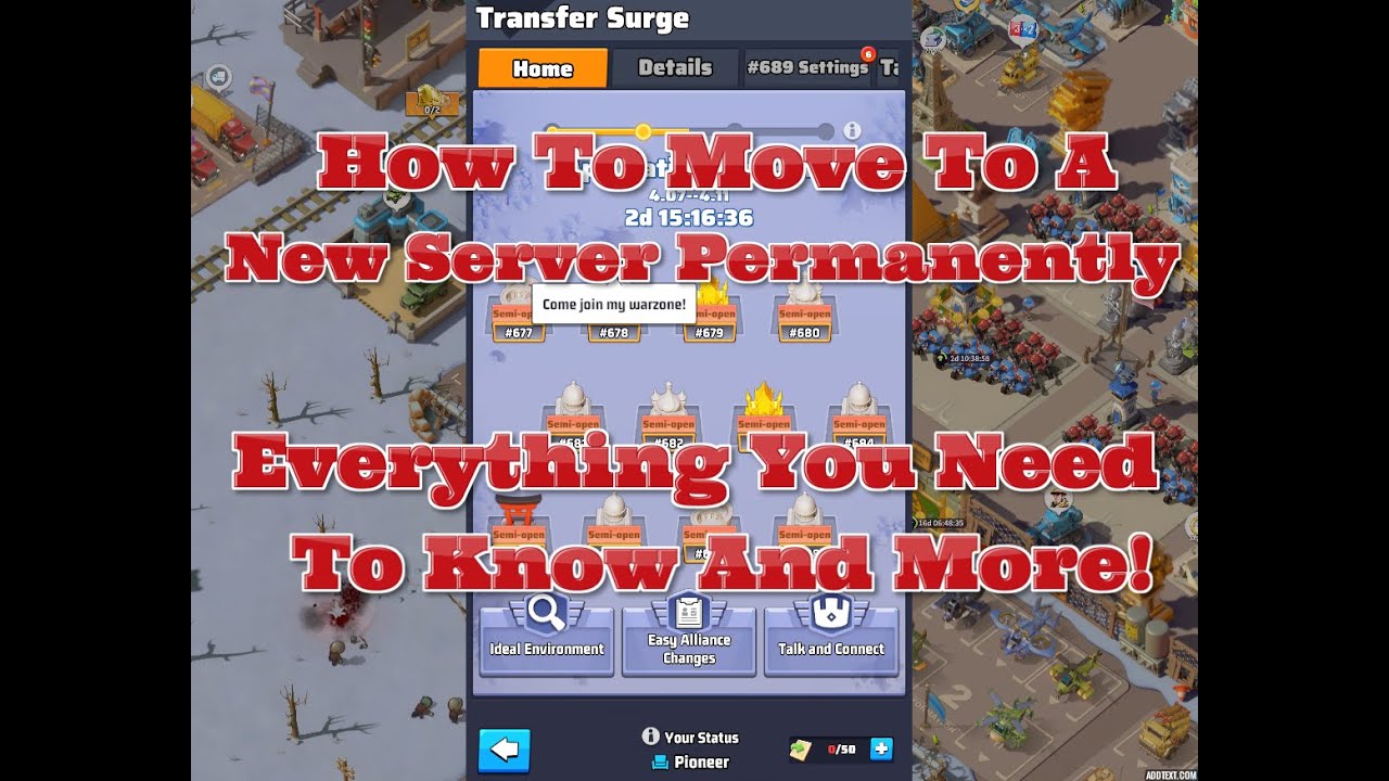 Last War - Server Transfer Guide: Everything to know about Server Transfers!