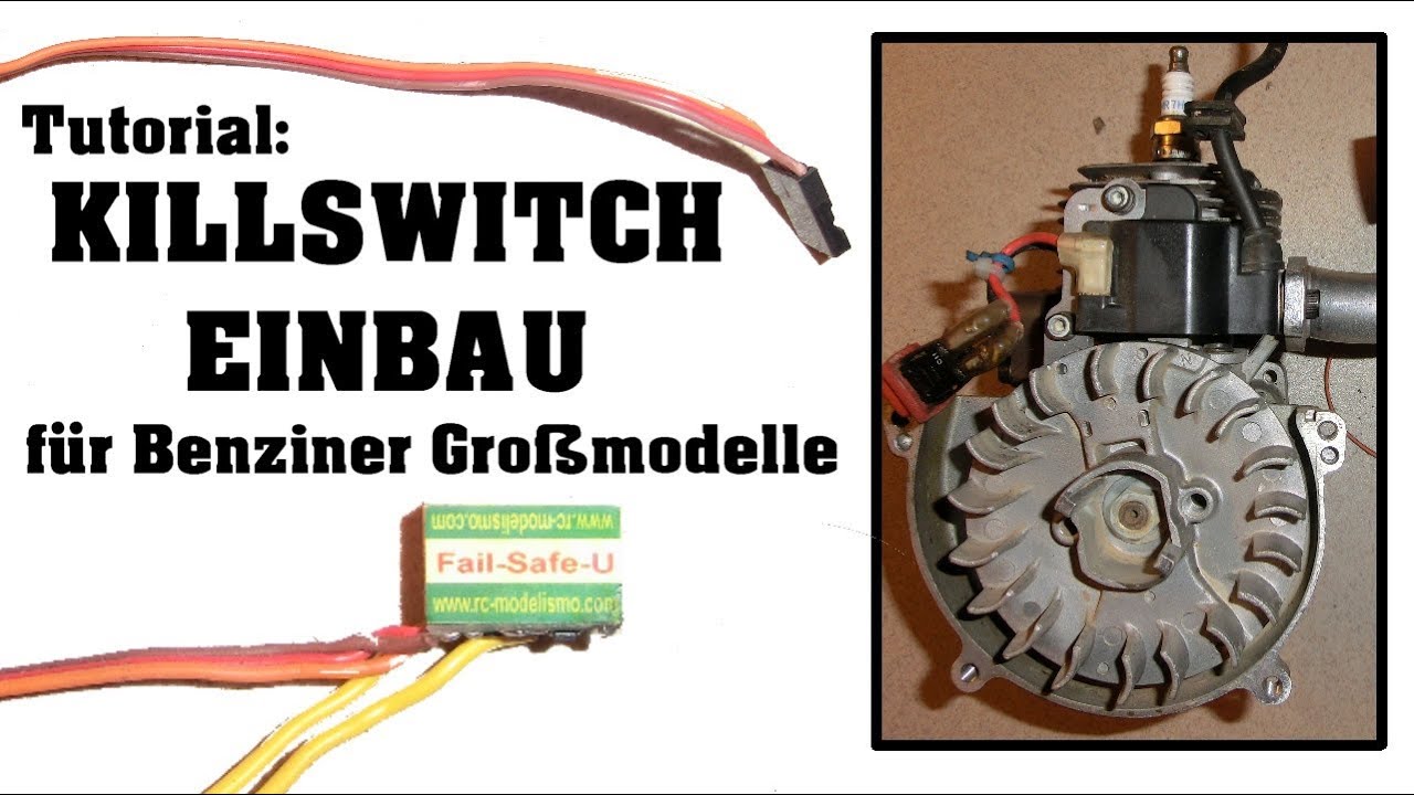RC Killswitch für Benziner Großmodelle einbauen - HPI Baja, FG, Carbon Fighter... - Darconizer RC